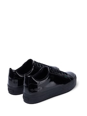 Kickers Black Youth Tovni Stack Leather Shoes - Image 3 of 11