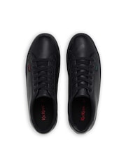 Kickers Black Youth Tovni Stack Leather Shoes - Image 5 of 11