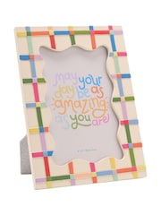 Widdop Cream Resin Photo Frame 4" x 6 - Image 2 of 5