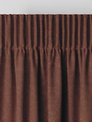 William Morris At Home Orange Lodden Embroidery Made to Measure 100% Cotton Curtains - Image 6 of 9