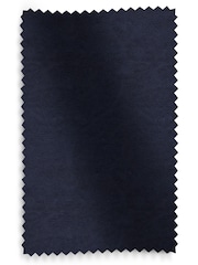 William Morris At Home Indigo Blue Lodden Embroidery Made to Measure 100% Cotton Curtains - Image 9 of 9