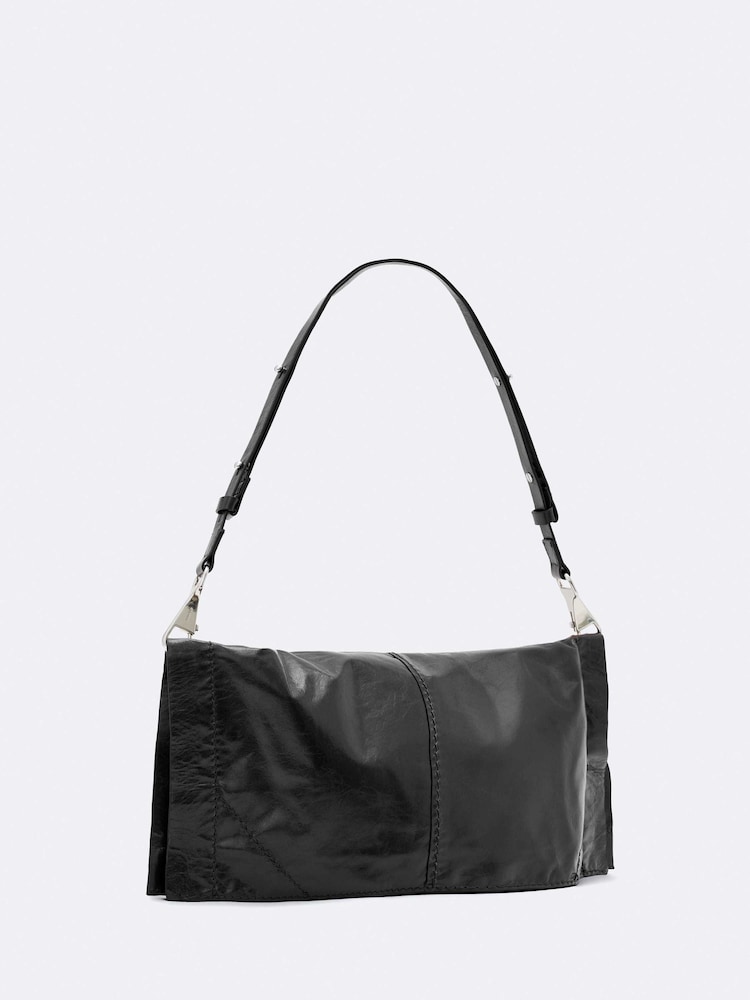 AllSaints Black Lutece Shoulder Bag - Image 2 of 4