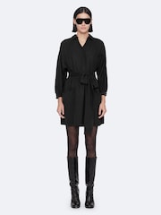 Черный - Платье Allsaints Noora - Изображение 3 8