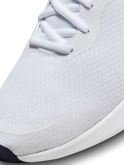 Nike White/Red Regular Fit Revolution 7 Road Running Trainers - Image 11 of 12