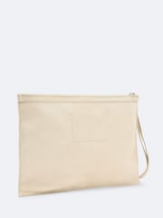 AllSaints White Siloh Large Pouch - Image 2 of 2
