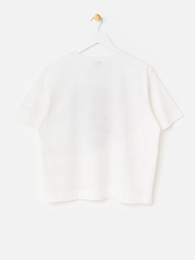 Oliver Bonas Cream Wild Cat Graphic T-Shirt - Image 2 of 5 Oliver Bonas Cream Wild Cat Graphic T-Shirt - Image 2 of 5