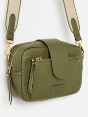 Oliver Bonas Green Charlee Cross-Body Bag - Image 1 of 6