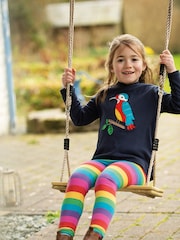 Frugi Pink Organic Cotton Super Stretch Leggings - Image 3 of 3