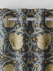 William Morris At Home Indigo Blue Pimpernel Made to Measure 100% Cotton Curtains - Image 7 of 9