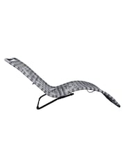 Charles Bentley Grey Zanzibar Garden Sun Lounger - Image 2 of 4