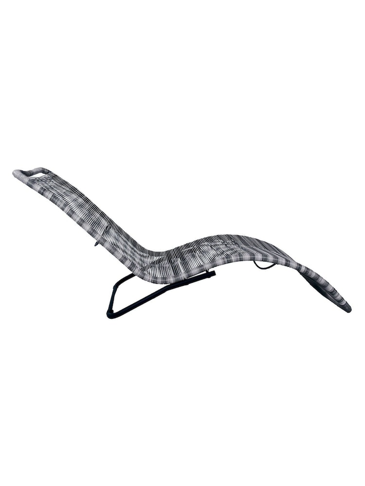 Charles Bentley Grey Zanzibar Garden Sun Lounger - Image 2 of 4