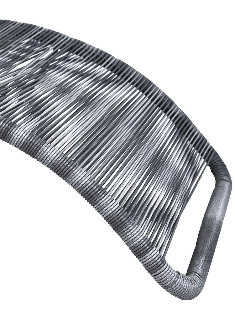Charles Bentley Grey Zanzibar Garden Sun Lounger - Image 4 of 4