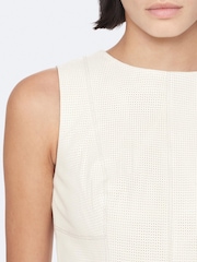 AllSaints White Vee Perf Dress - Image 4 of 8
