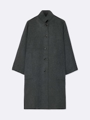 AllSaints Grey Effie Coat - Image 8 of 8