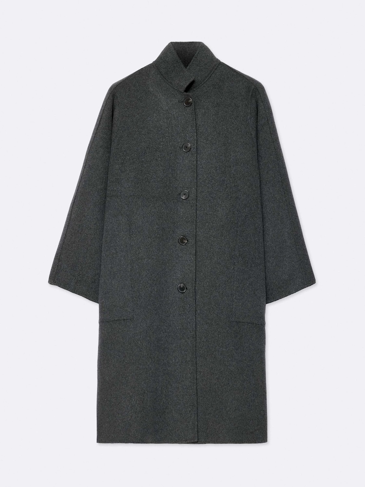 AllSaints Grey Effie Coat - Image 8 of 8