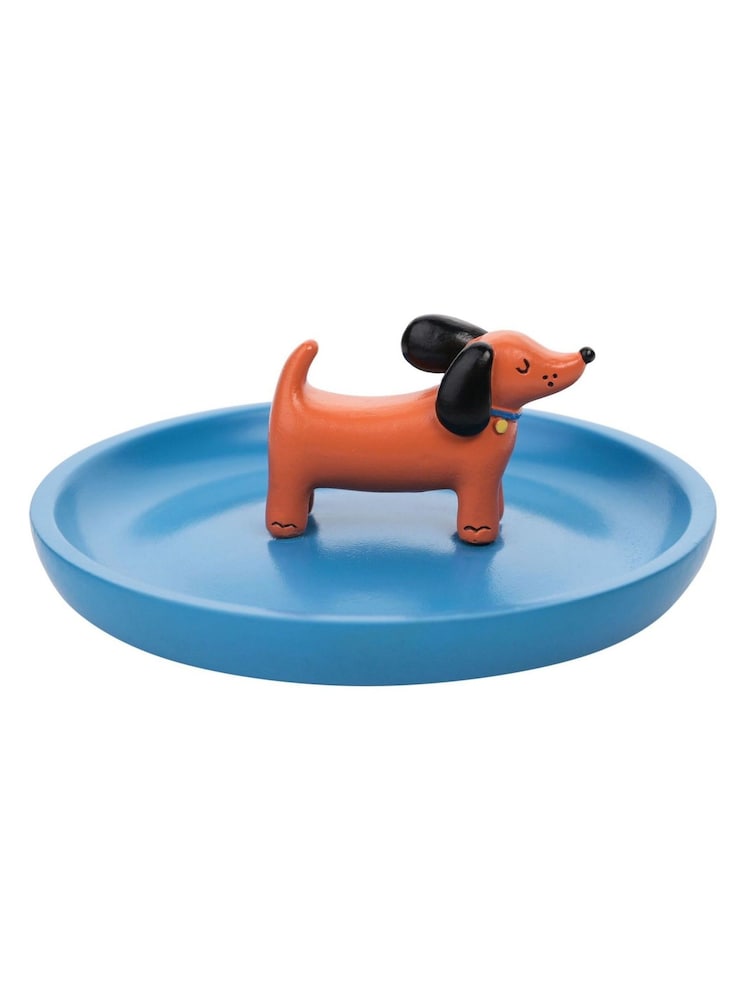 Widdop Blue Dog Trinket Dish - Image 2 of 4