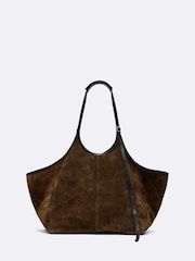 AllSaints Siloh Suede E/W Tote Bags - 4এর মধ্যে 1 ছবি