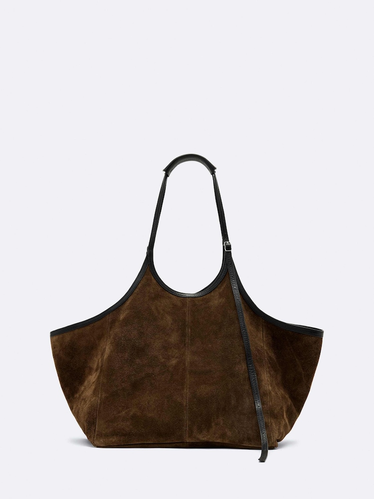 AllSaints Siloh Suede E/W Tote Bags - 4এর মধ্যে 1 ছবি