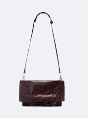 AllSaints Red Lutece Small Cross-Body Bag - Image 1 of 4