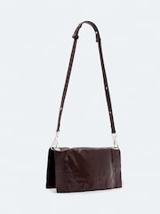AllSaints Red Lutece Small Cross-Body Bag - Image 4 of 4