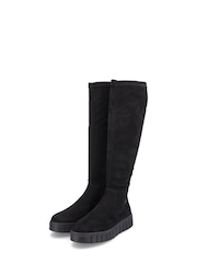 Rieker Womens Evolution Zipper Black Boots - Image 3 of 11