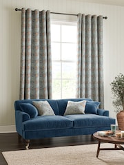William Morris At Home Blue Larkspur Made to Measure 100% Cotton Curtains - Image 2 of 5