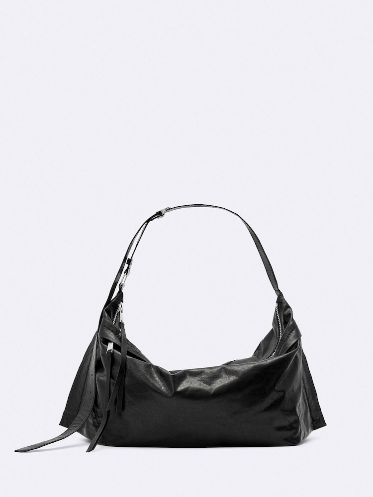 AllSaints Black Lutece Duffle Bag - Image 1 of 4