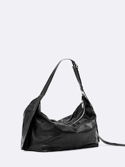 AllSaints Black Lutece Duffle Bag - Image 2 of 4