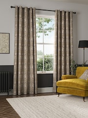 William Morris At Home Flint Grey Pimpernel Made to Measure 100% Cotton Curtains - Image 2 of 8