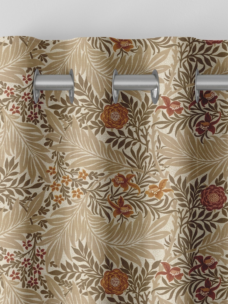 William Morris At Home Natural Larkspur Made to Measure 100% Cotton Curtains - Image 7 of 9