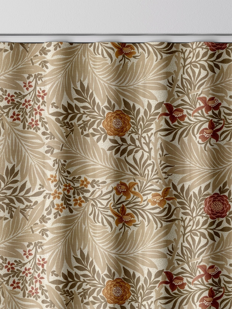 William Morris At Home Natural Larkspur Made to Measure 100% Cotton Curtains - Image 8 of 9