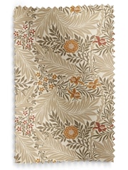 William Morris At Home Natural Larkspur Made to Measure 100% Cotton Curtains - Image 9 of 9