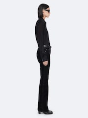 AllSaints Black Simone Blouse Shirt - Image 4 of 8