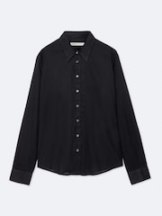 AllSaints Black Simone Blouse Shirt - Image 8 of 8
