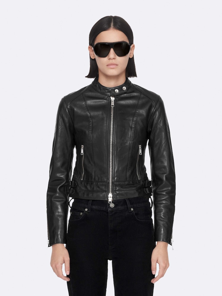 AllSaints Black Comet Jacket - Image 1 of 8