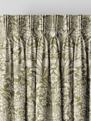 William Morris At Home Artichoke Green Sunflower Made to Measure 100% Cotton Curtains - Image 5 of 9
