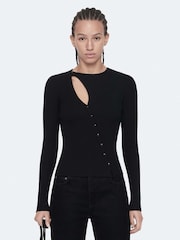 Джемпер на пуговицах Allsaints Cruz - Изображение 1 8
