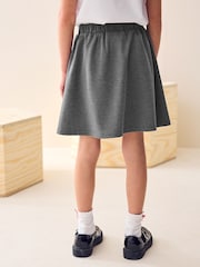 Grey Pull-on Stretch School Skirt (3-16yrs) - Image 4 of 7