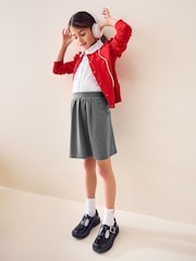 Grey Pull-on Stretch School Skirt (3-16yrs) - Image 5 of 7