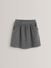 Grey Pull-on Stretch School Skirt (3-16yrs) - Image 6 of 7