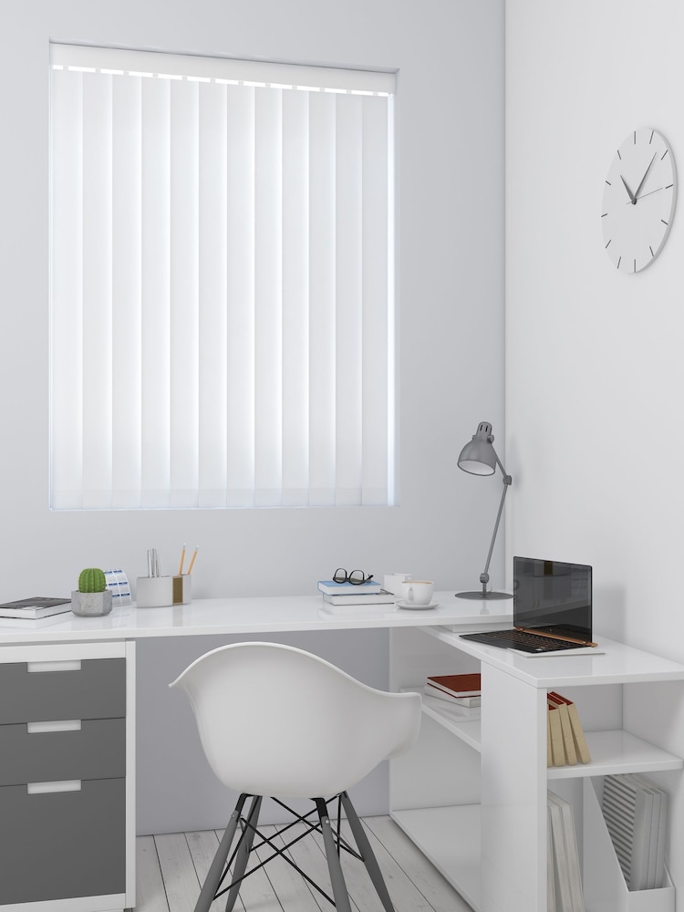 White Waterproof Made To Measure Vertical Blind - Image 2 of 5