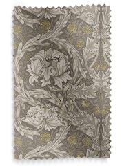 William Morris At Home Grey African Marigold Velvet Made to Measure Curtains - Image 9 of 9