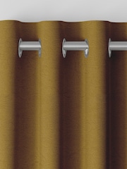 William Morris At Home Ochre Yellow Lodden Embroidery Made to Measure 100% Cotton Curtains - Image 7 of 9