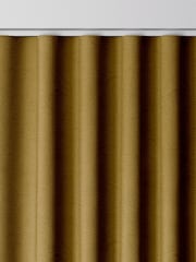 William Morris At Home Ochre Yellow Lodden Embroidery Made to Measure 100% Cotton Curtains - Image 8 of 9