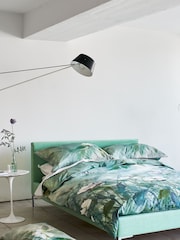 Designers Guild Green Kiyosumi Duvet Cover - Image 1 of 1