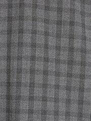 Light Grey Slim Fit Check Motion Flex Co-ord: Bomber Jacket - Image 9 of 11