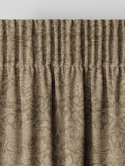 William Morris At Home Natural Strawberry Thief Woven Made to Measure Curtains - Image 6 of 9