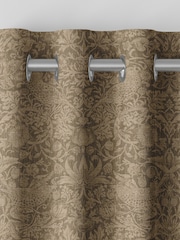 William Morris At Home Natural Strawberry Thief Woven Made to Measure Curtains - Image 7 of 9