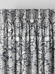William Morris At Home Indigo Blue Sunflower Made to Measure 100% Cotton Curtains - Image 5 of 9