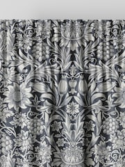 William Morris At Home Indigo Blue Sunflower Made to Measure 100% Cotton Curtains - Image 6 of 9